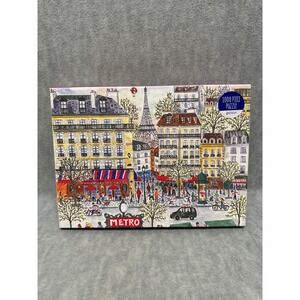 Galison Paris Jigsaw Puzzle 1000pc Paris Michael Storrings Art